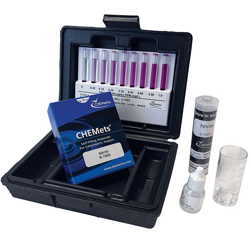 Image of a nitrite test kit.