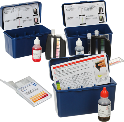Image of small pH test kits.